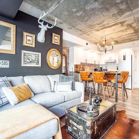 Quebec, Rustique Chic En Ville, Piscine Sur Le Toit Pour 2 A 6 Invites Exteriör bild