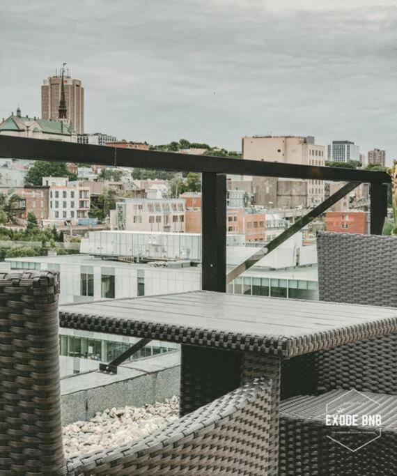 Quebec, Rustique Chic En Ville, Piscine Sur Le Toit Pour 2 A 6 Invites Exteriör bild
