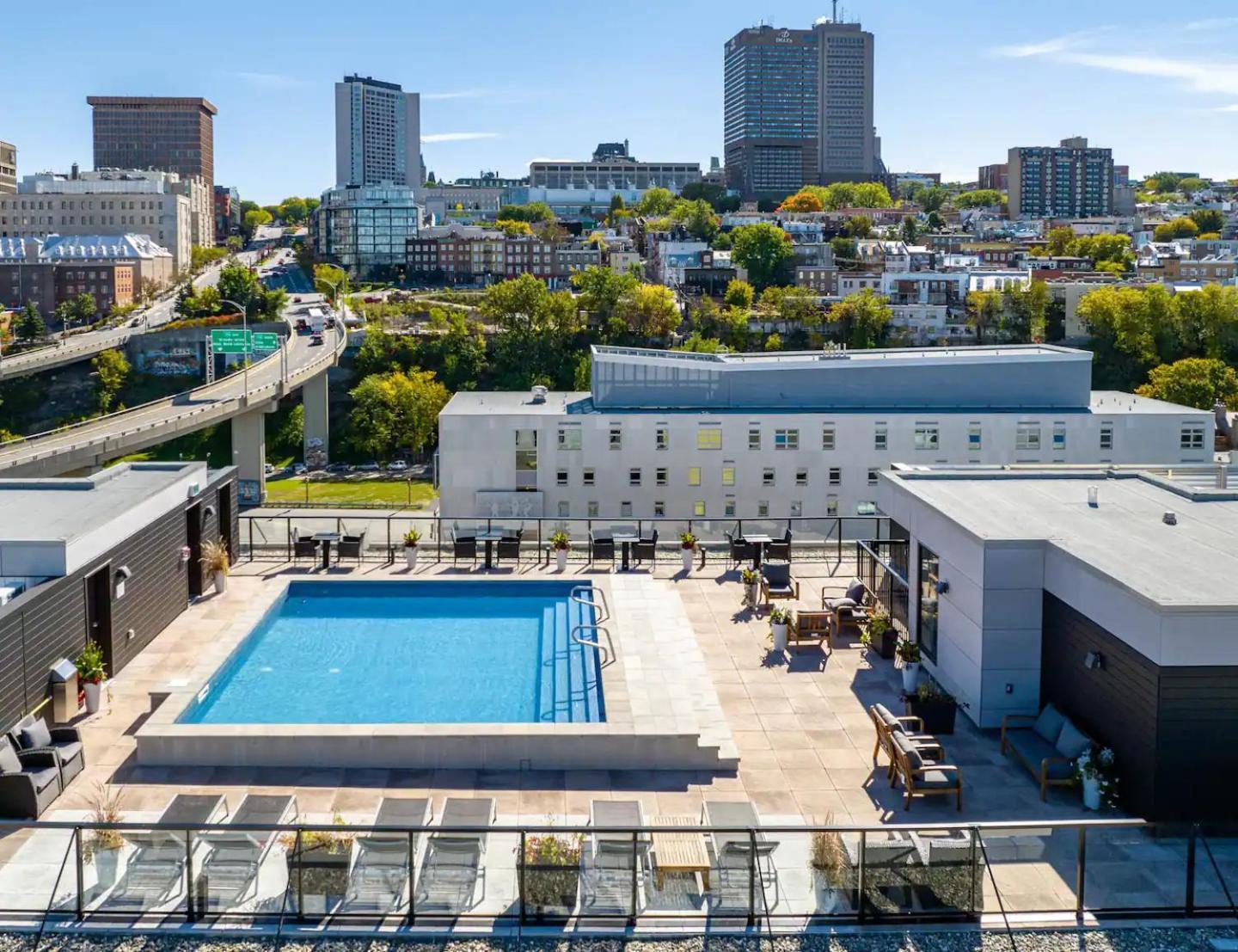 Quebec, Rustique Chic En Ville, Piscine Sur Le Toit Pour 2 A 6 Invites Exteriör bild